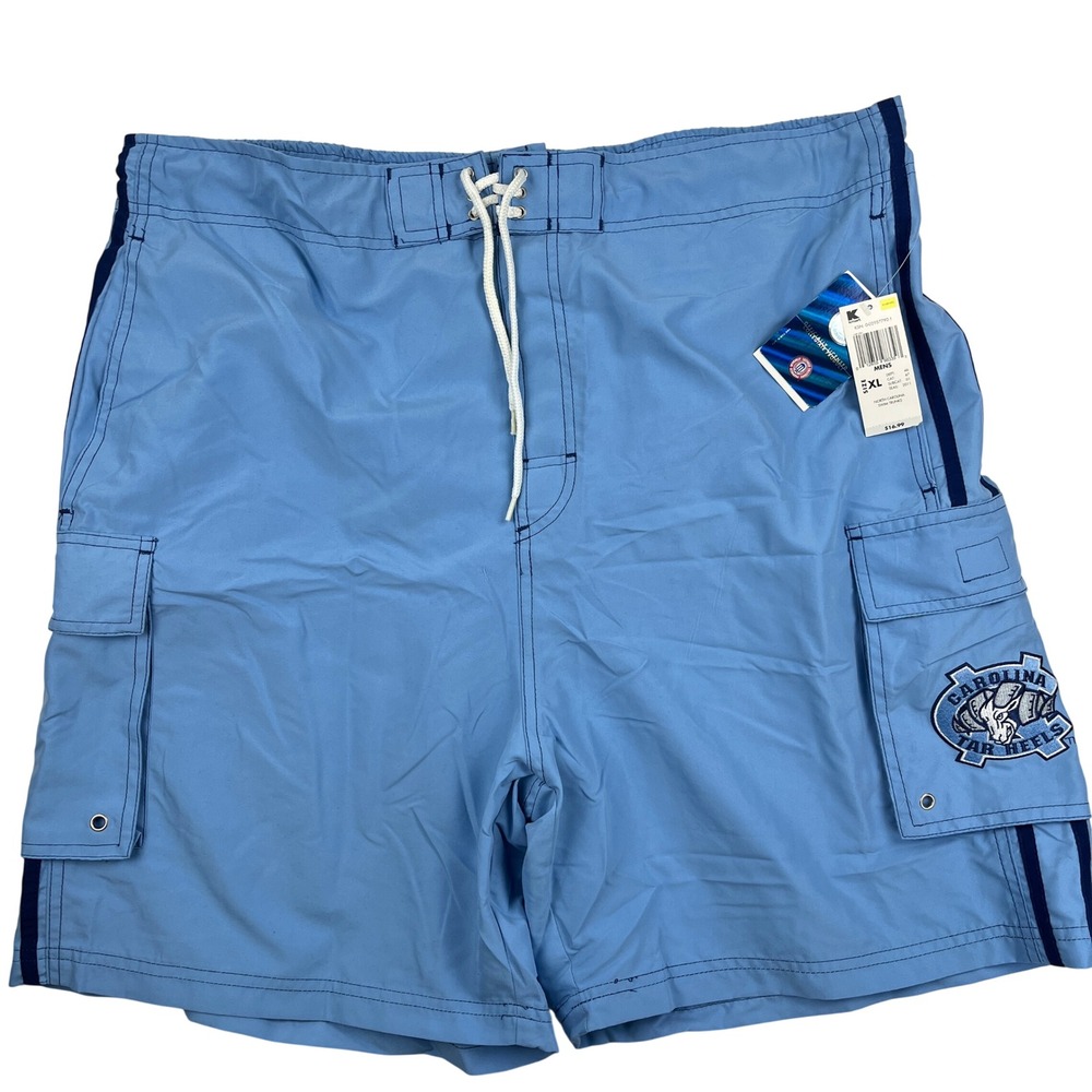 UNC North Carolina Tar Heels Cargo Board Shorts Men's XL Kmart 2011 Retro NWT